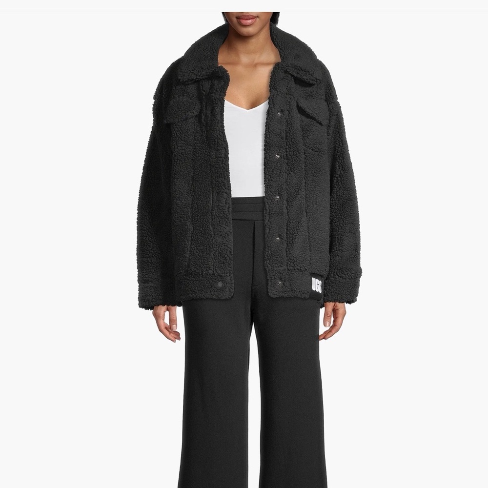 UGG Women's Frankie Sherpa fleece trucker Jacket